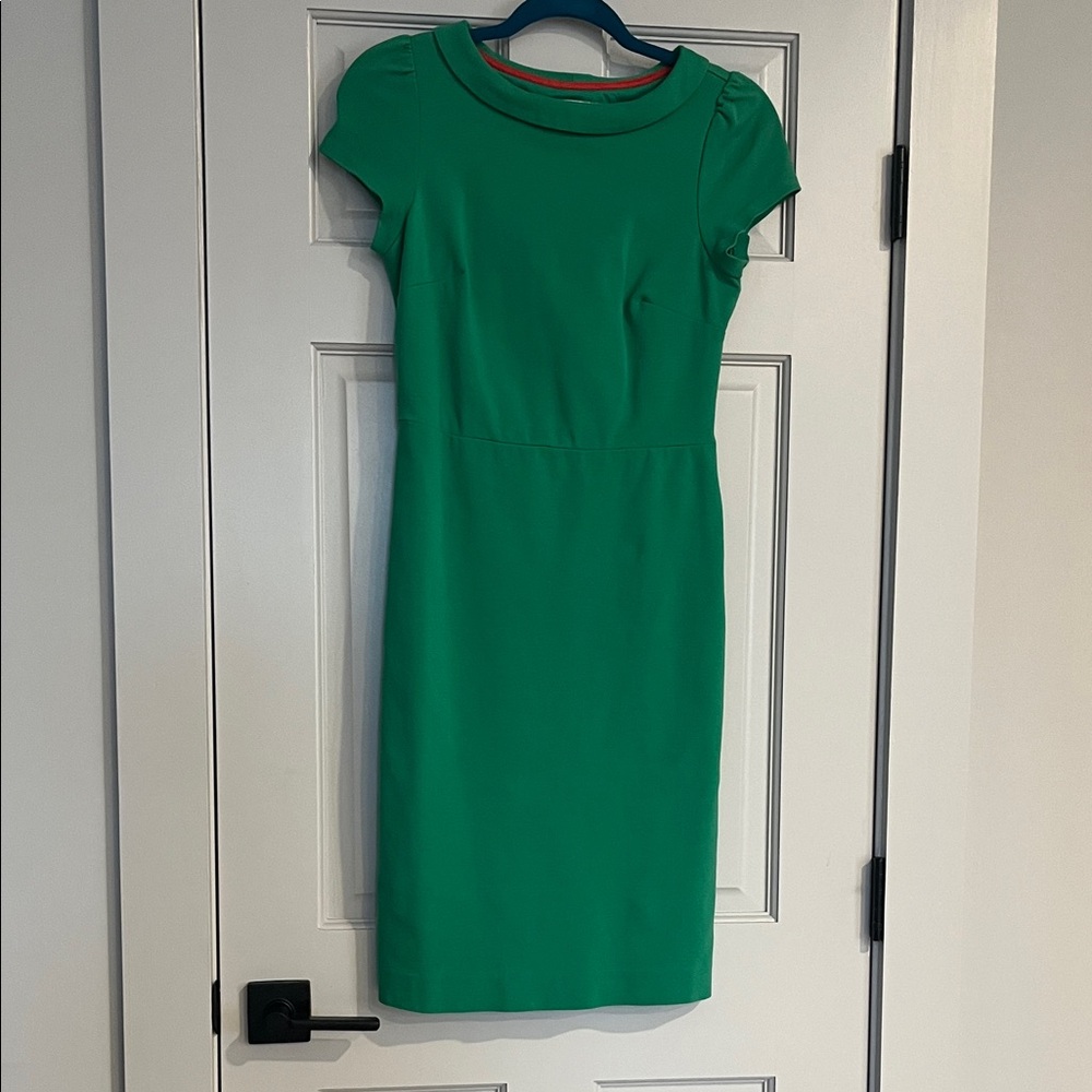 Boden Vibrant Green Mini Dress